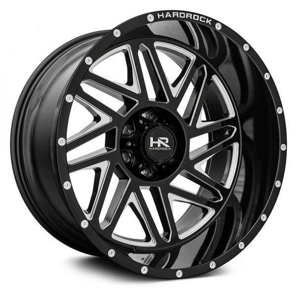 5X127 ET-19 CB78 GLOSS BLACK MILLED ***NW***