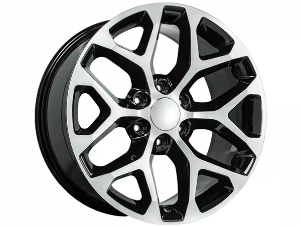 6X139.7 +31 78.1 BLACK MACHINE FACE   ***GMC REPLICA***