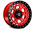 Scorpion SCNOMAD Candy Red Blk Lip