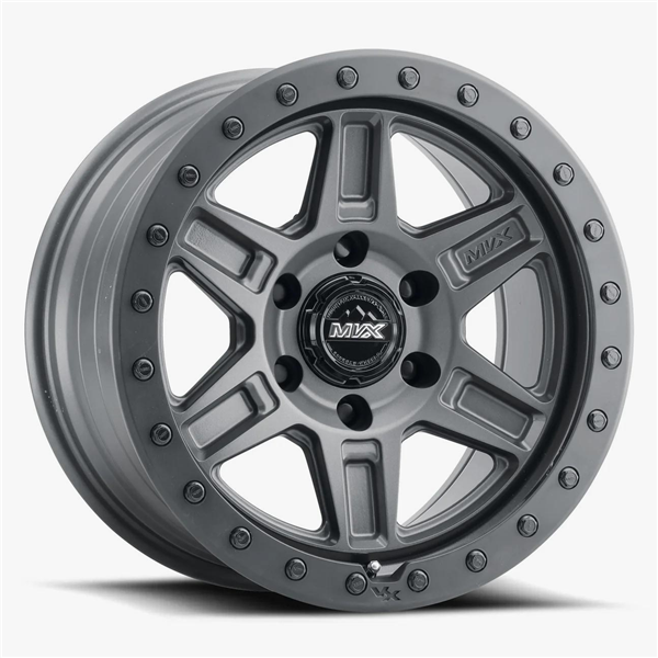 MVX OFFROAD MVX VX61 17X9 5X127 +12  CB 71.5 MATTE GRAPHITE 17X9