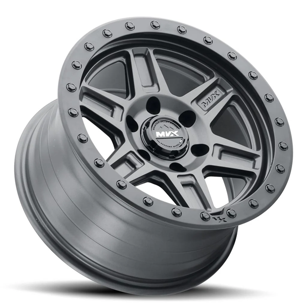 MVX OFFROAD MVX VX61 17X9 6X139.7 -12 CB 87.1 MATTE GRAPHITE 17X9