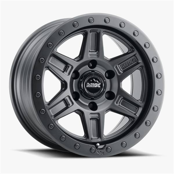 MVX OFFROAD MVX VX61 17X9 5X127 -12 CB 71.5 MATTE BLACK 17X9