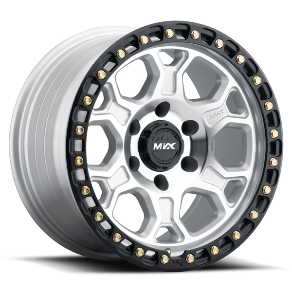 MVX OFFROAD MVX VX62 18X9 6X135 +18 CB 87.1 MACHINE FACE SILVER 18X9