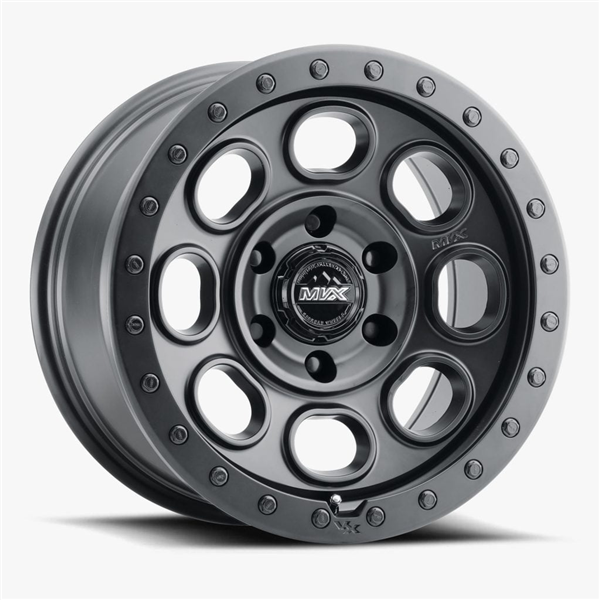 MVX OFFROAD MVX VX80 17X9 5X127 -12 CB 71.5 MATTE BLACK 17X9