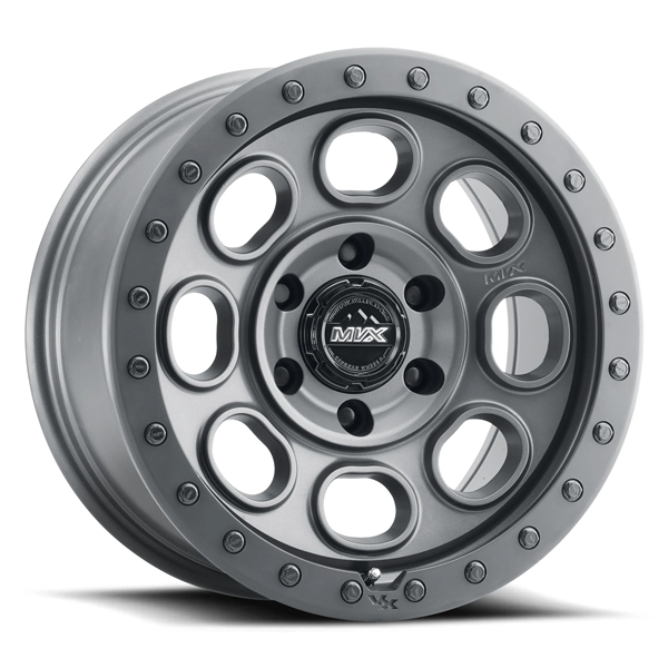 MVX OFFROAD MVX VX80 17X9 6X135 +00 CB 71.5 MATTE GRAPHITE 17X9