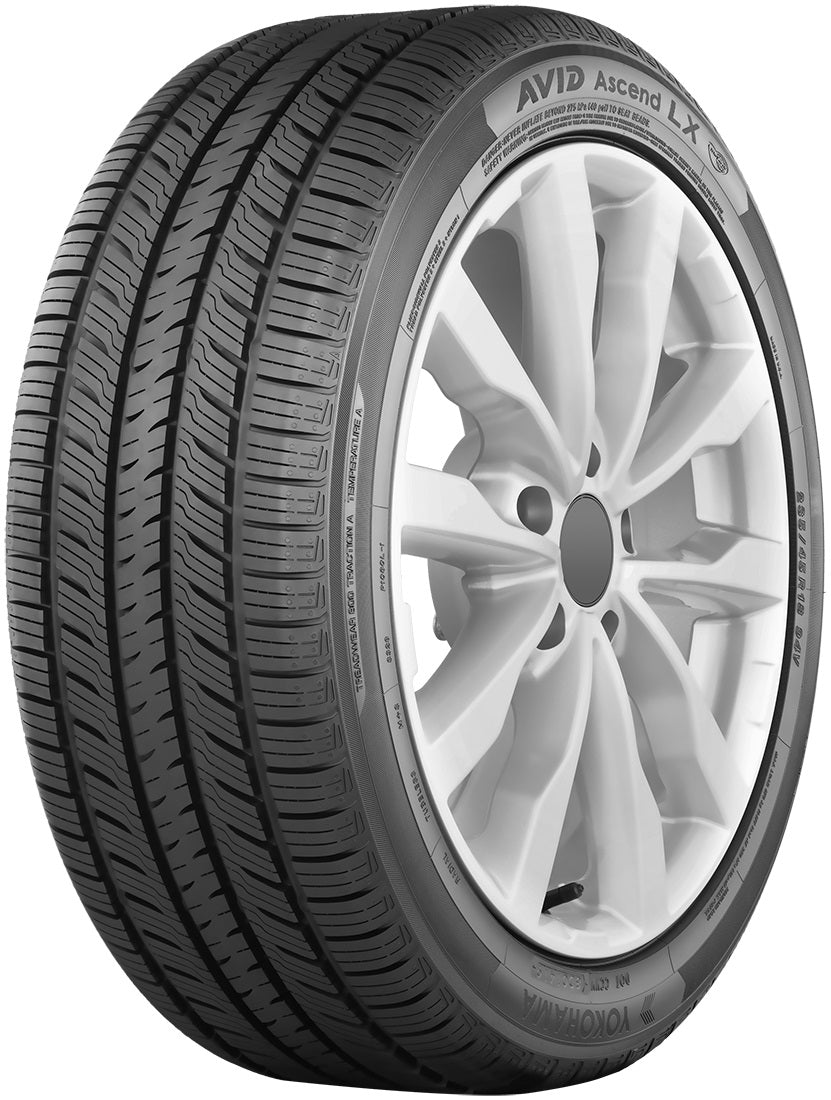 Yokohama Avid Ascend LX Performance Street Tire 85K Mile Warranty
