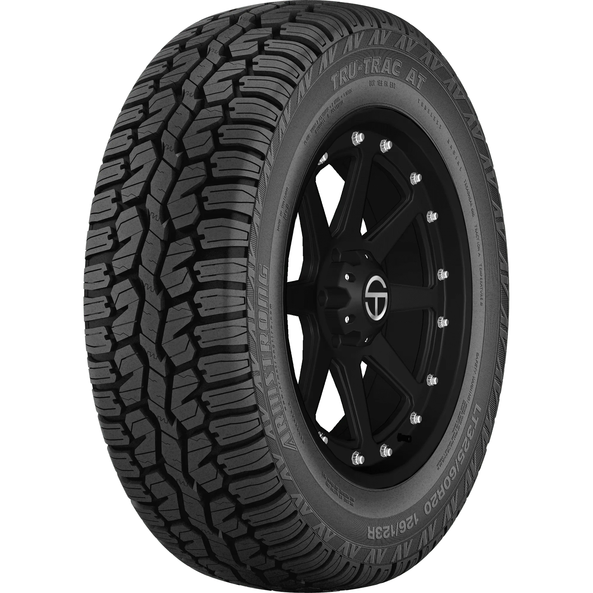 205-75R-14C Armstrong Tru-Trac Van 109/107S 8Ply Tl *65K + 6 Years Roadhazard Warranty M+S***