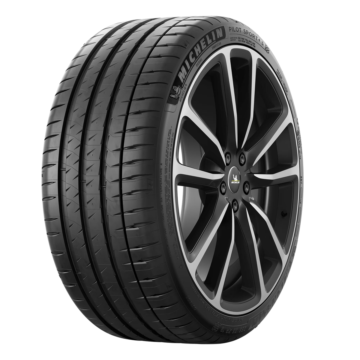 MICHELIN Pilot Sport 4 S max performance summer tire, studio product photo on a white background