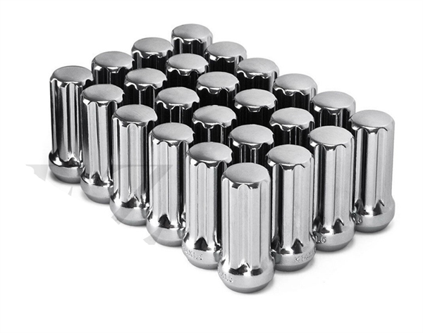 12X1.5 Spline Lug Nuts Chrome