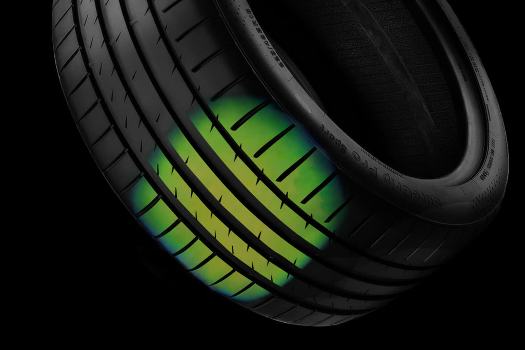 Gripmax SureGrip Pro Sport contact patch pressure distribution across the tread