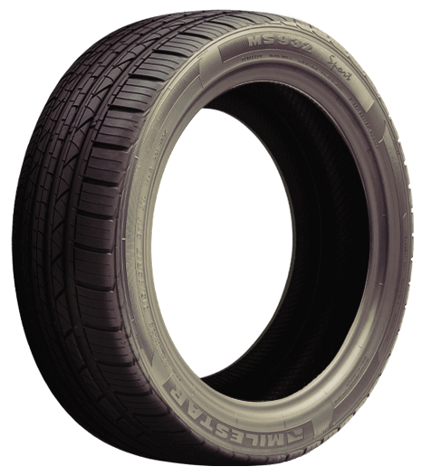 Milestar MS932 Sport tire three-quarter view